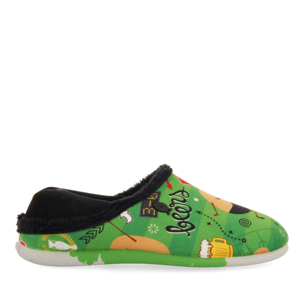 Zapatillas de estar por casa infantiles con estampado de patatillas zeillern 