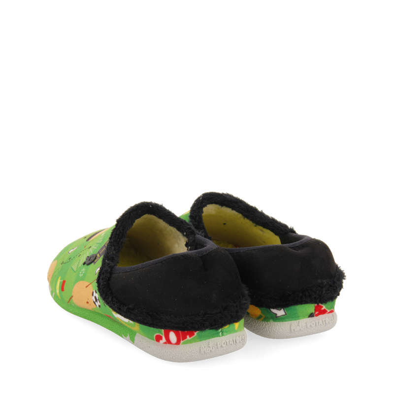 Zapatillas de estar por casa infantiles con estampado de patatillas zeillern 
