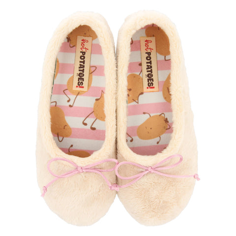 GIRL'S BALLERINA STYLE SLIPPERS BUSHNELL