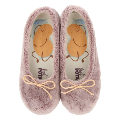 GIRL'S BALLERINA STYLE SLIPPERS BUSHNELL