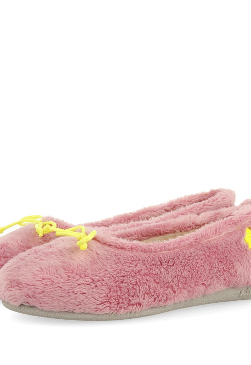 PANTUFAS DE ESTAR EM CASA INFANTIS TIPO SABRINA DE PELO ROSA BUSHNELL 