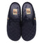 PANTUFAS DE ESTAR EM CASA ACOLCHOADAS DE COR AZUL-MARINHO HEDENSTED