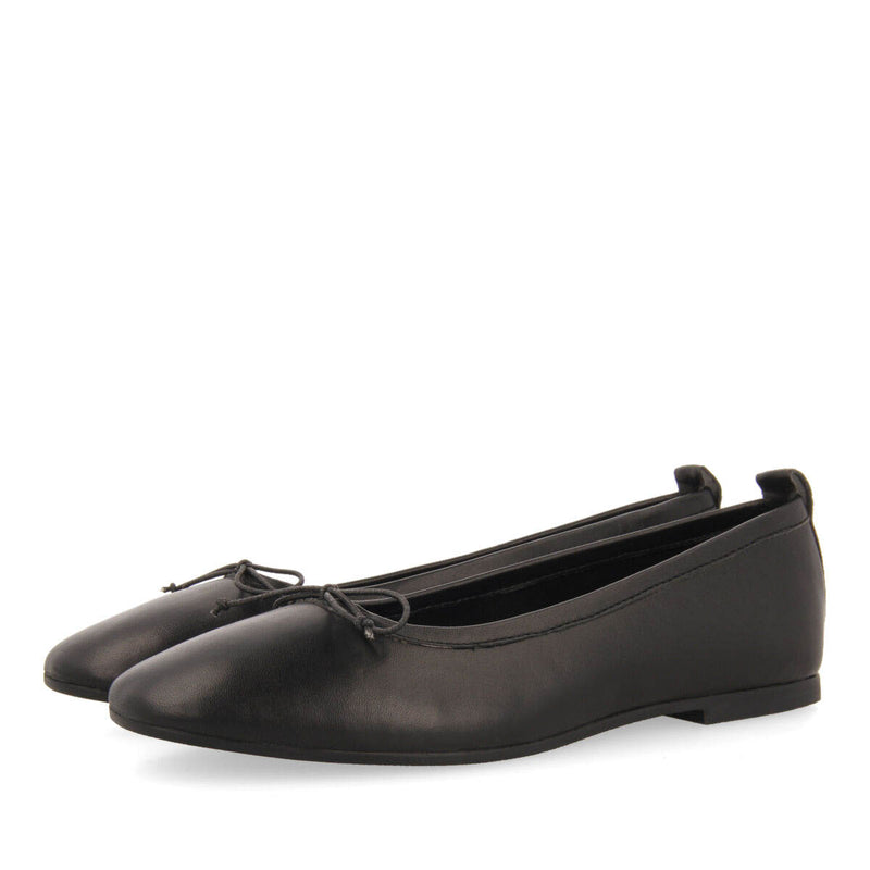 Ballerine nere in pelle da donna pierbach 