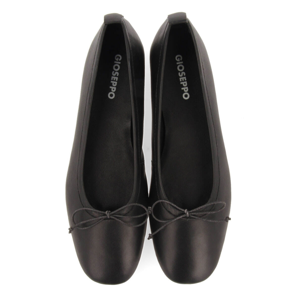 Bailarinas negras de piel para mujer pierbach 