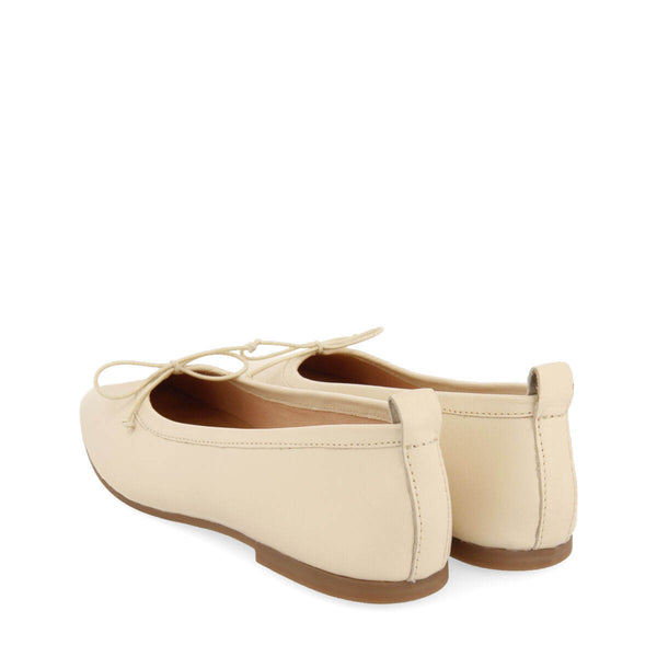 Ballerine off-white in pelle da donna pierbach 