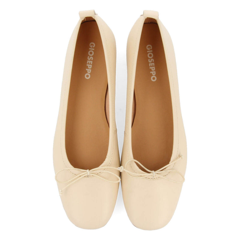 Ballerine off-white in pelle da donna pierbach 