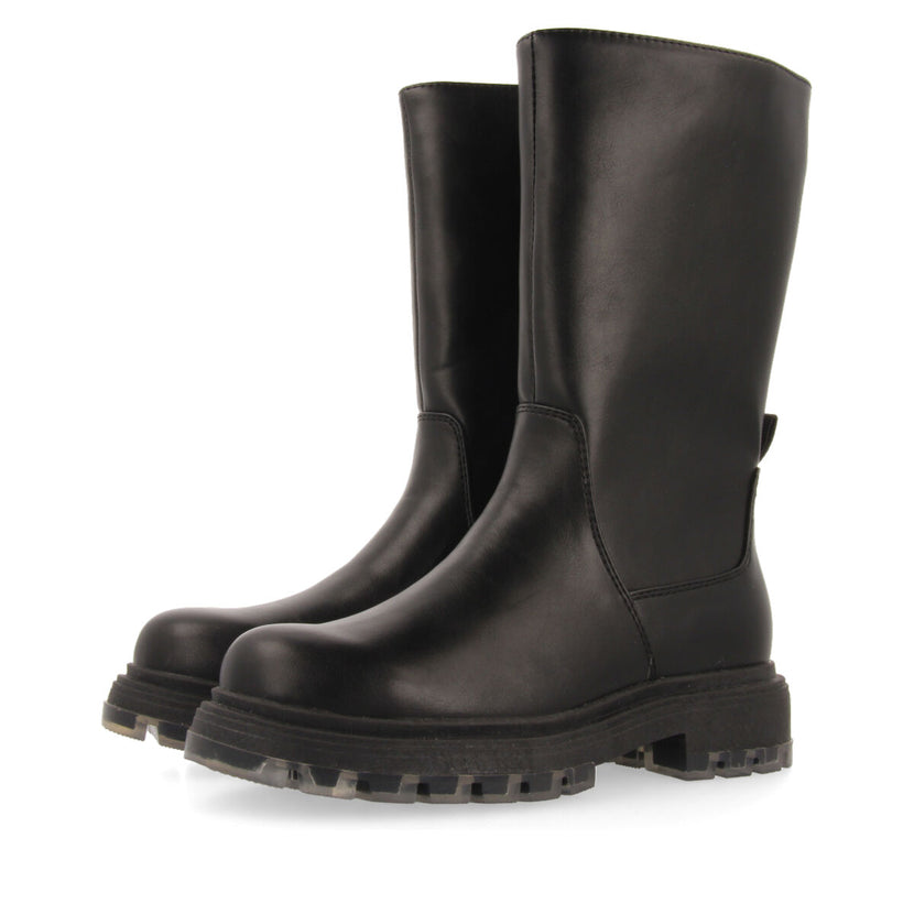 Botas negras para niña y niño kippen