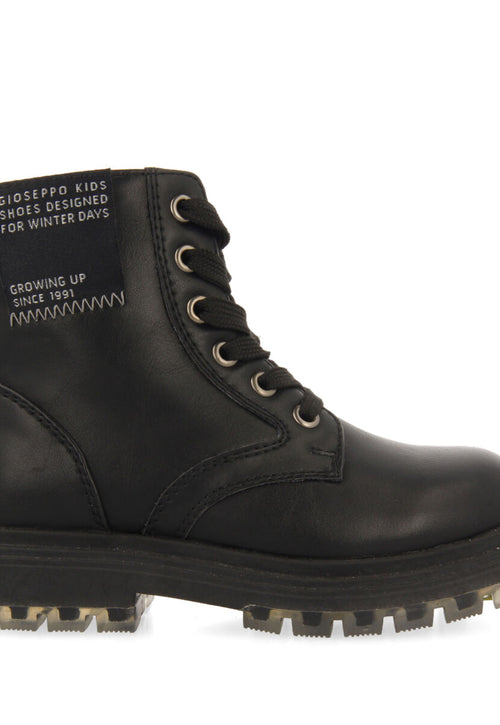 Hamill children's black lace-up ankle boots