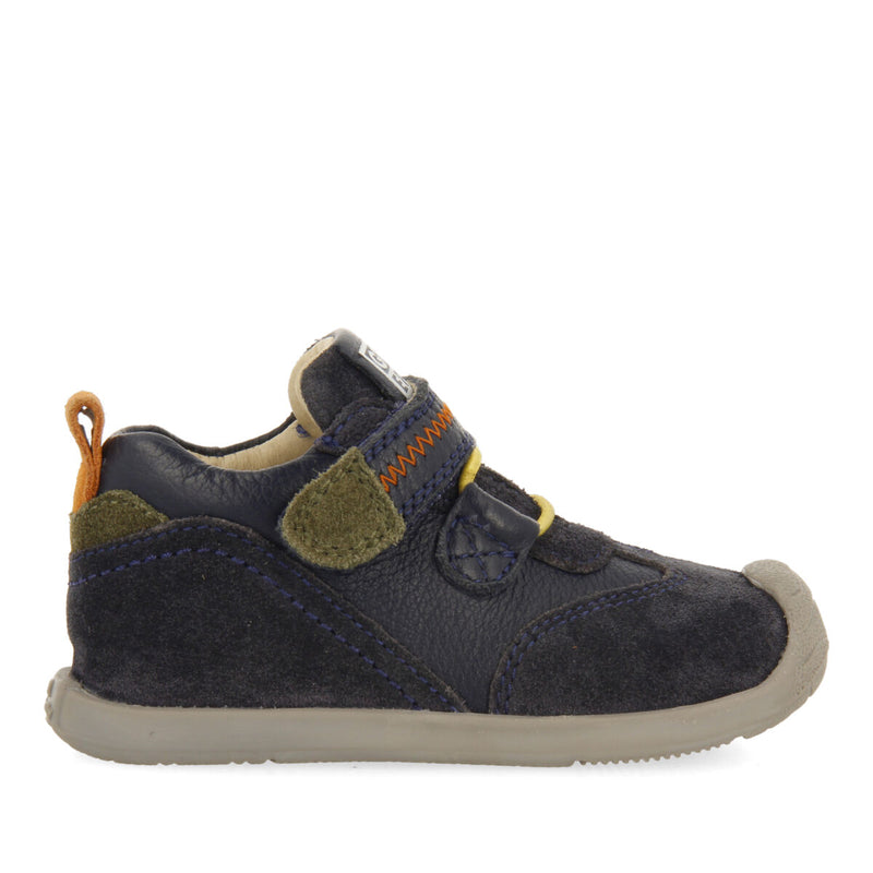 Lejre my first gioseppo babies' navy blue leather ankle boots