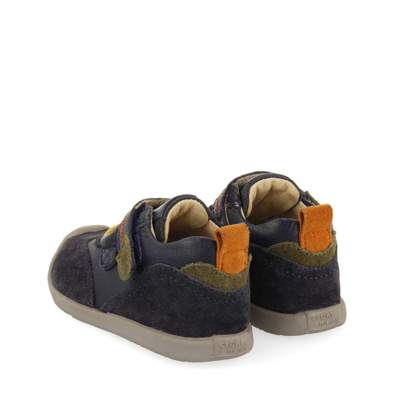 Lejre my first gioseppo babies' navy blue leather ankle boots