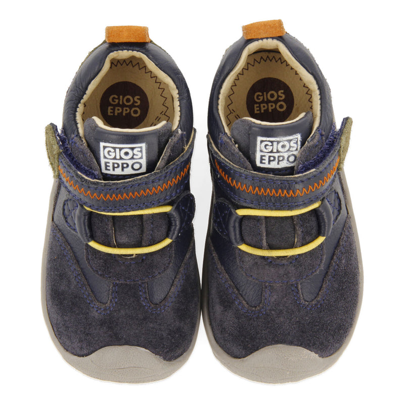 Lejre my first gioseppo babies' navy blue leather ankle boots