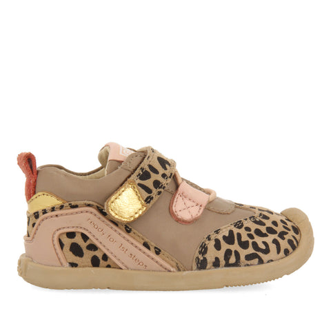 GREVE MY FIRST GIOSEPPO BABIES' LEOPARD-PRINT LEATHER ANKLE BOOTS