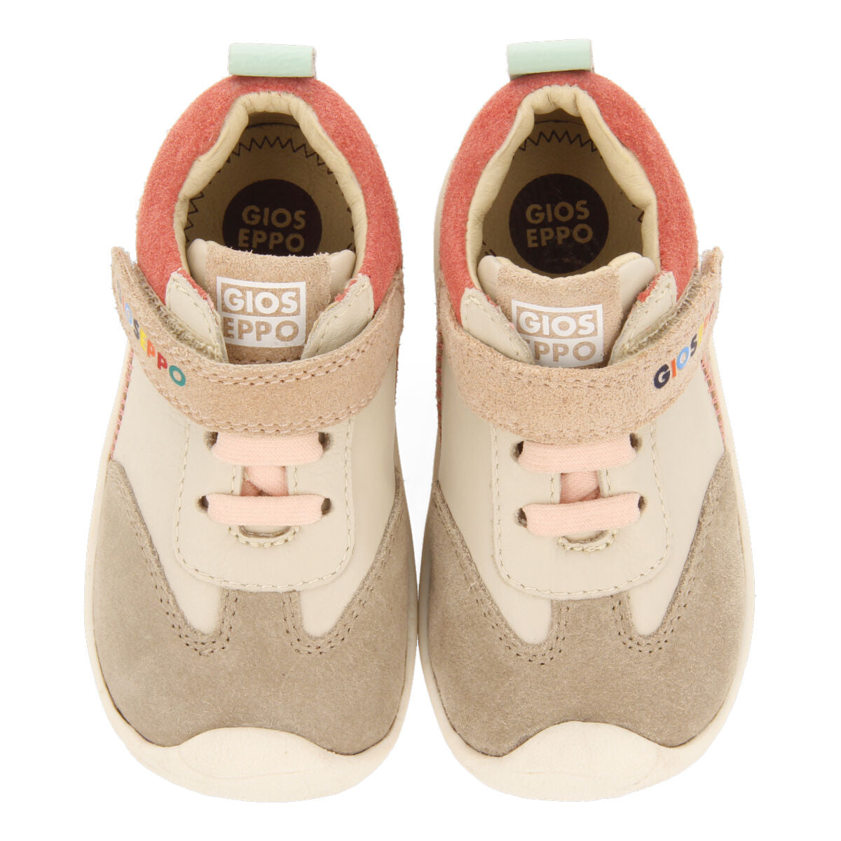 Botín multicolor de piel para bebé de la línea my first gioseppo talvik