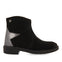 Botines tipo cowboy de serraje color negro con detalle de estrella para niña y niño nastola