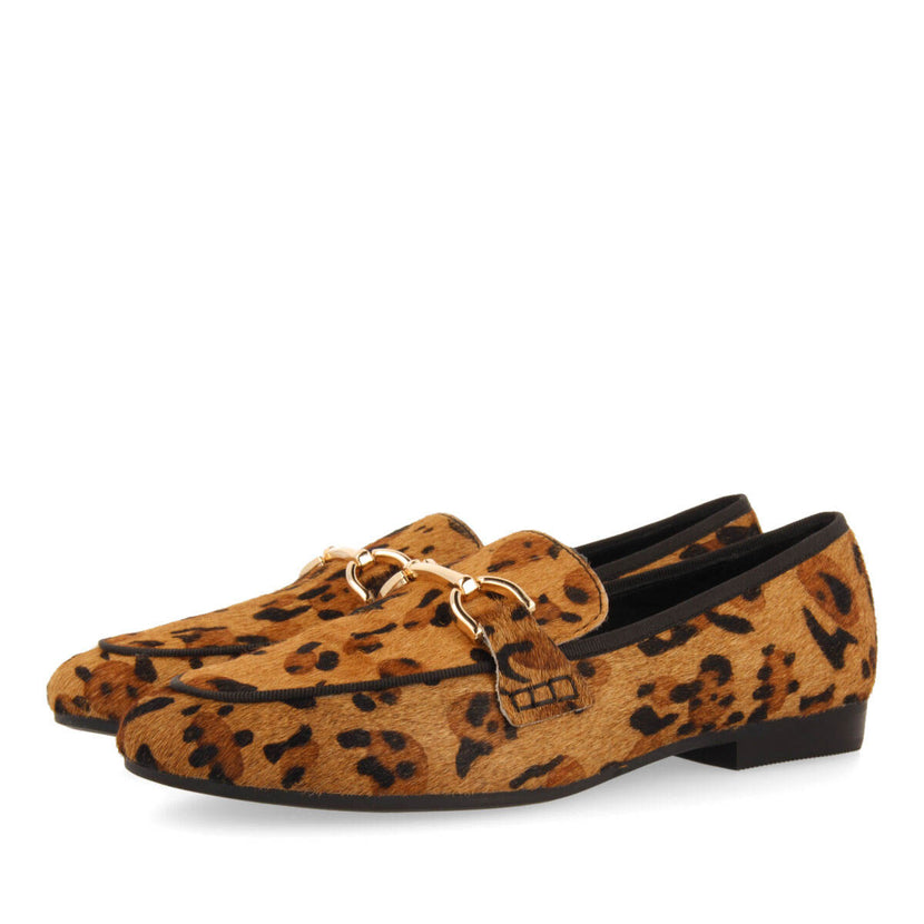 Mocasines con print de leopardo para mujer dupree