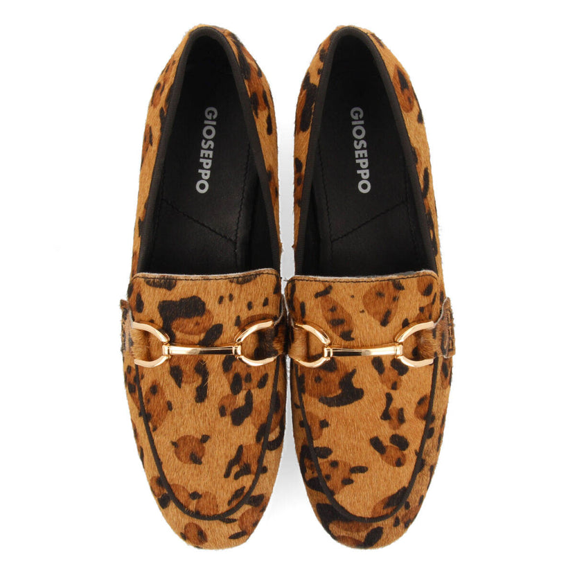 Mocasines con print de leopardo para mujer dupree