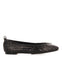 Bailarinas color negro de piel trenzada para mujer thisted