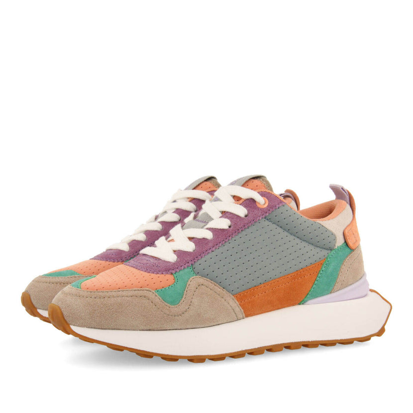 Sneakers rétro multicolores pour femme telfes 