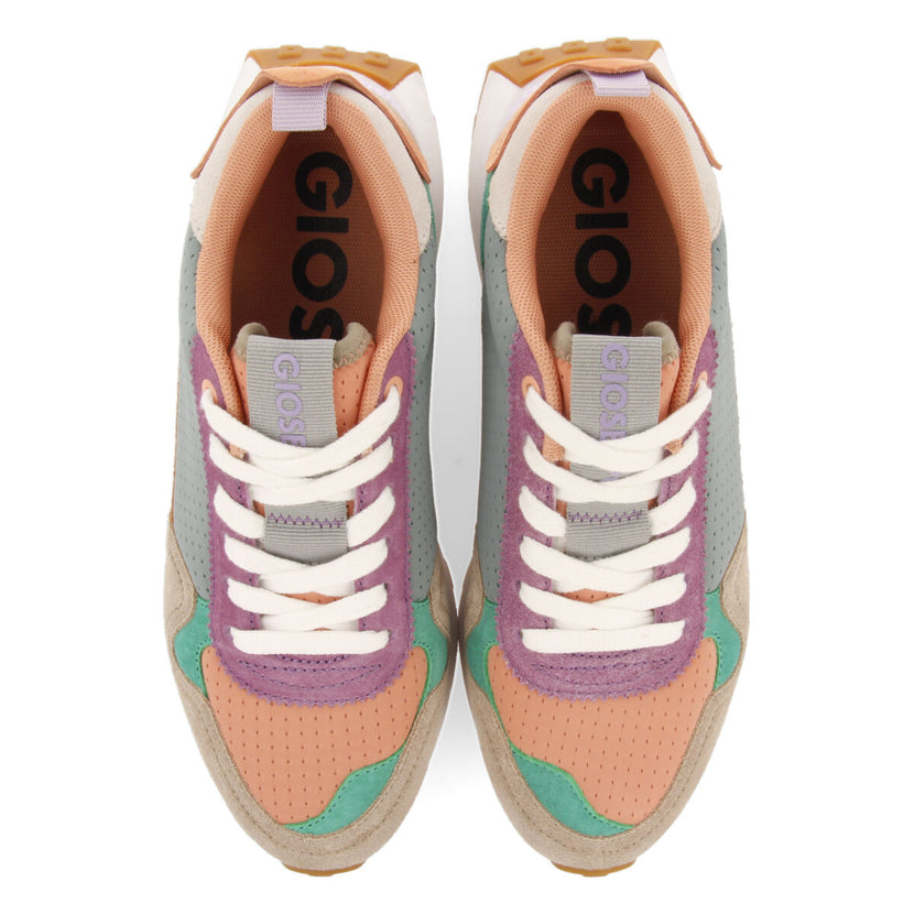 Sneakers rétro multicolores pour femme telfes 