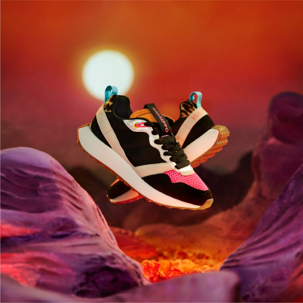 Assens women's multicoloured retro sneakers