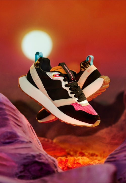 Sneakers retro multicolor para mujer assens 