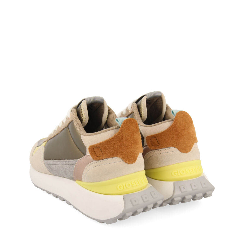 Sneakers retro dorate con dettagli da donna selkirk 