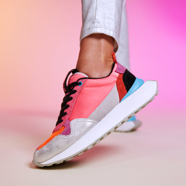 Sneakers rétro multicolores pour femme dunkeld  
