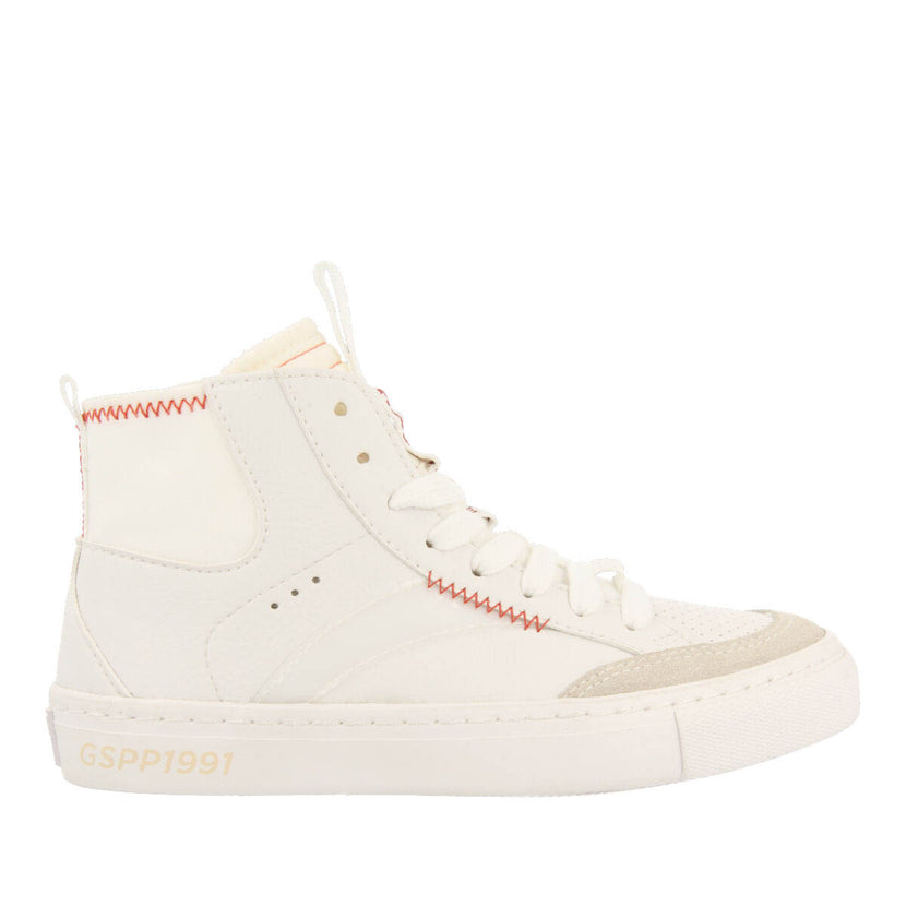 Rothesay children's white boot-style sneakers