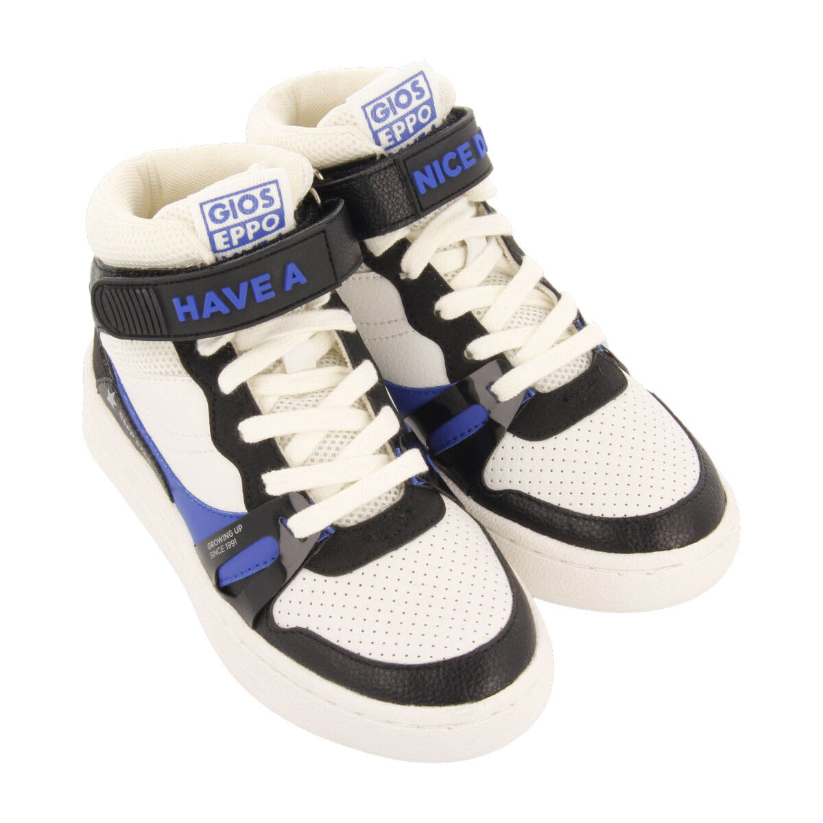 Sneakers montantes multicolores à lanière réglable pour fille et garçon leuchars 