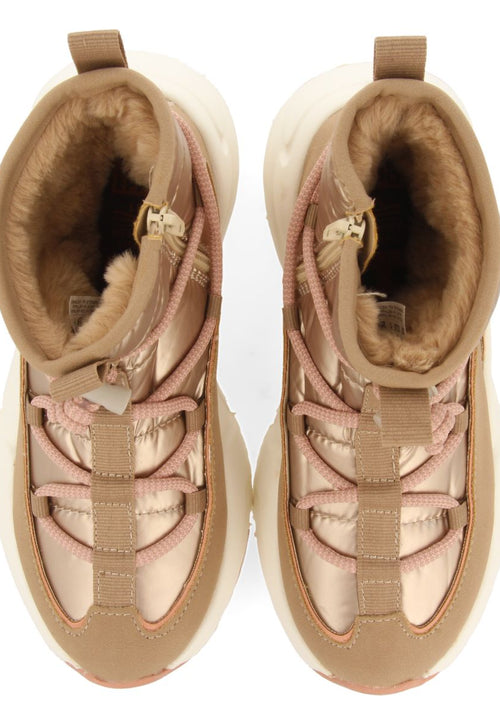 Lekang children's gold winter boot-style sneakers