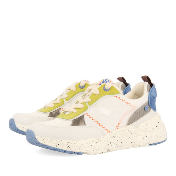 Tarnby children's white lace-up sneakers