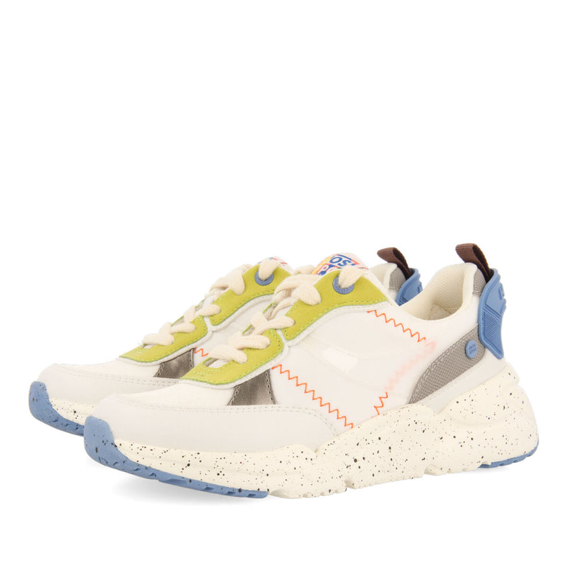 Tarnby children's white lace-up sneakers