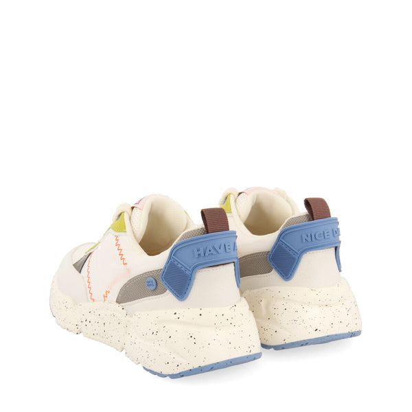 Tarnby children's white lace-up sneakers