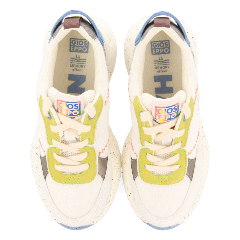 Tarnby children's white lace-up sneakers