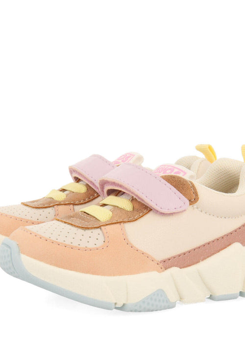 Sneakers multicolor en tonos pastel para bebé svartik