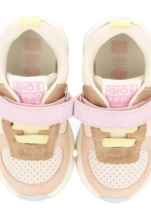 Sneakers multicolor en tonos pastel para bebé svartik