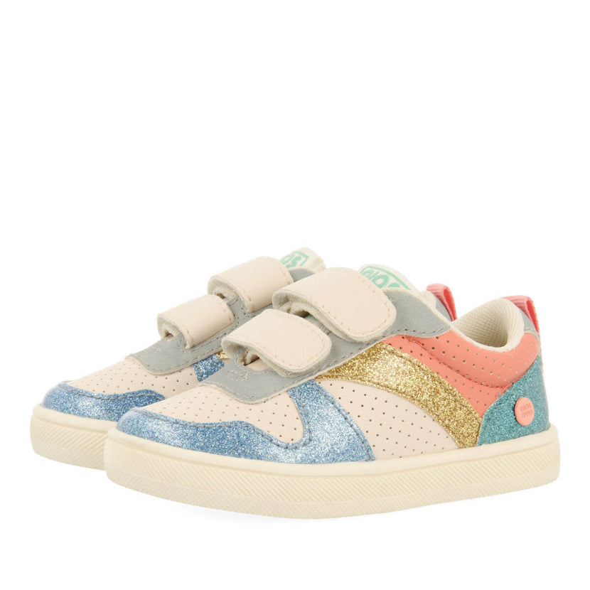 Sneakers multicolor con cierre ajustable para bebé vinstra