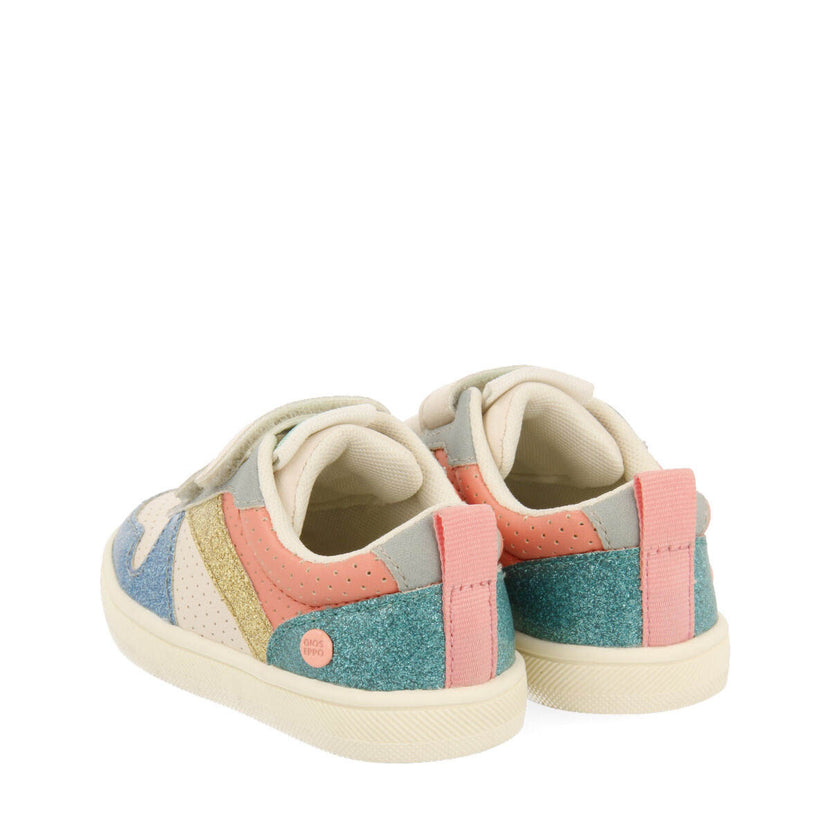 Sneakers multicolor con cierre ajustable para bebé vinstra