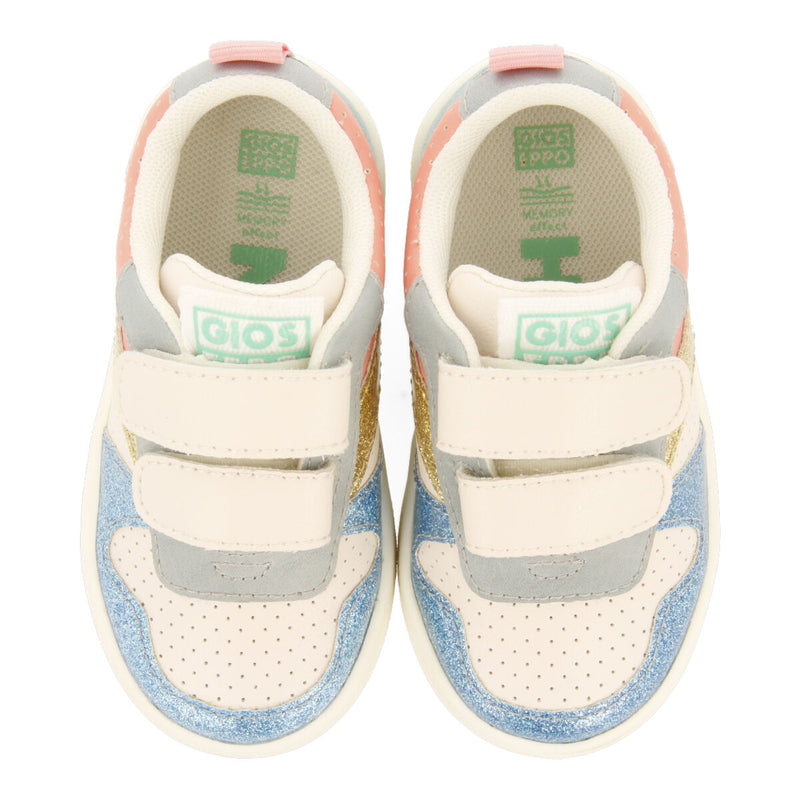 Sneakers multicolor con cierre ajustable para bebé vinstra
