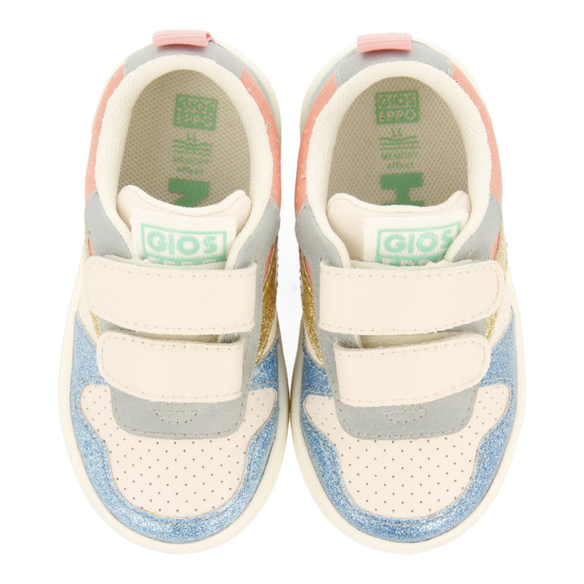 Sneakers multicolor con cierre ajustable para bebé vinstra