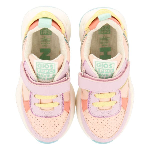 Sneakers lila con colores pastel para niña y niño sautens