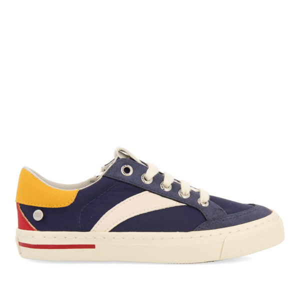 Boddam children's navy blue retro sneakers