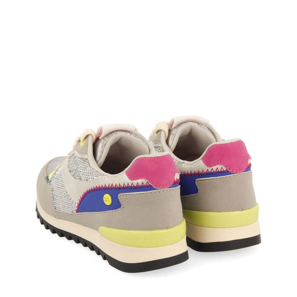 Sneakers à paillettes argentées pour fille et garçon metheven 