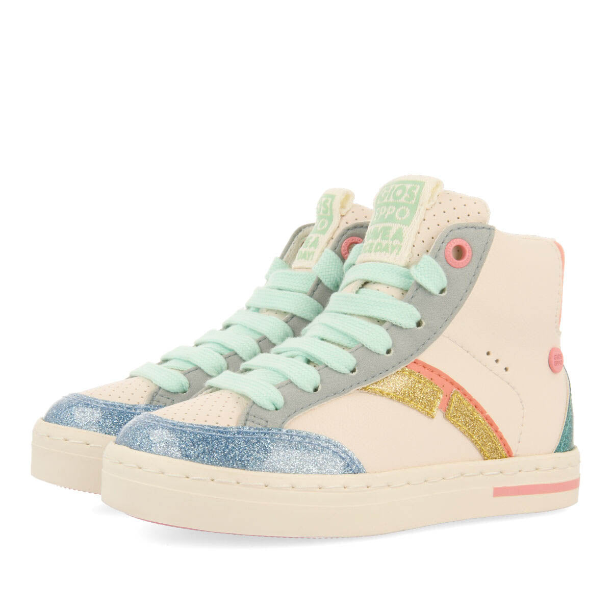 Alsvag children's multicoloured boot-style sneakers