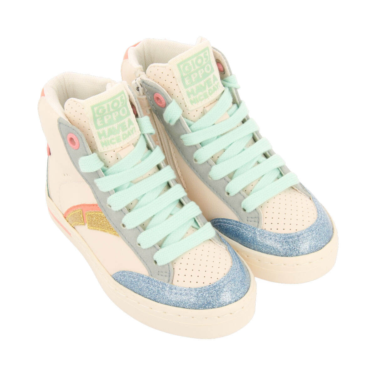 Alsvag children's multicoloured boot-style sneakers