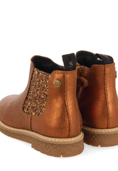 Agar children's copper chelsea boots
