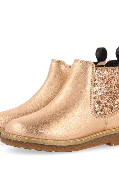 Agar children's rose gold chelsea boots