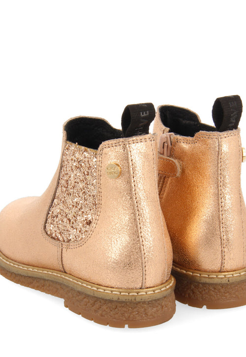 Agar children's rose gold chelsea boots