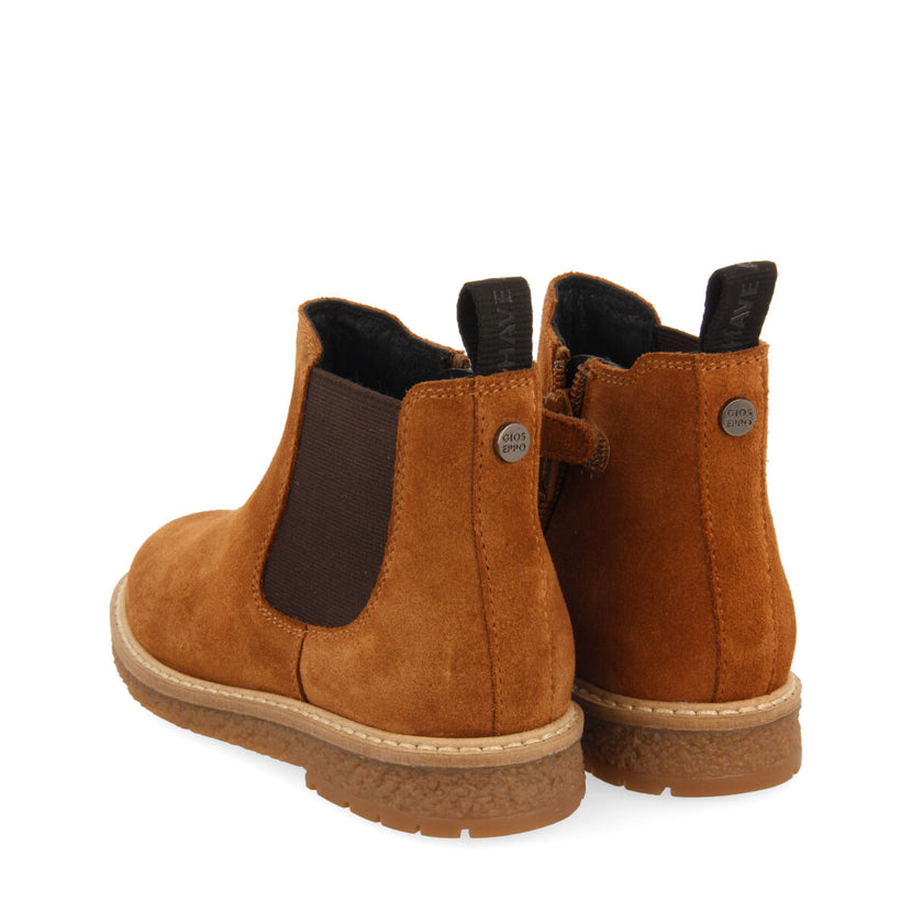 Mattsee children's tan leather chelsea boots