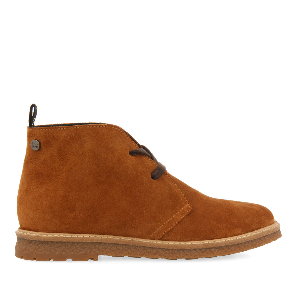 Rekvik children's tan leather lace-up ankle boots